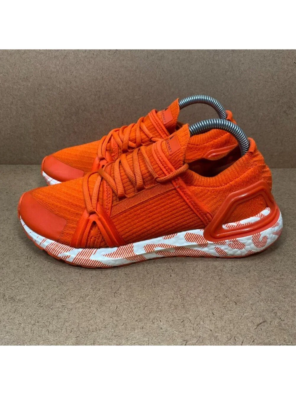 Adidas Stella McCartney Womens Ultraboost 20 Orange Running Shoes Size 8.5